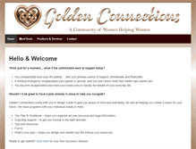 Tablet Screenshot of mygoldenconnections.com